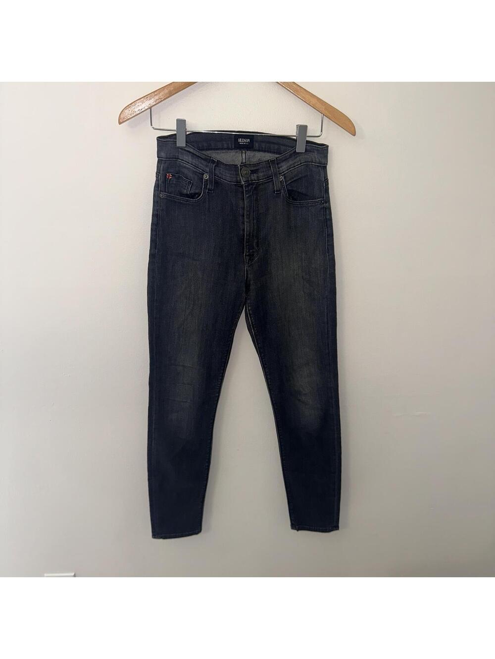 Hudson Womens Black Denim Jeans size 27 Made in USA